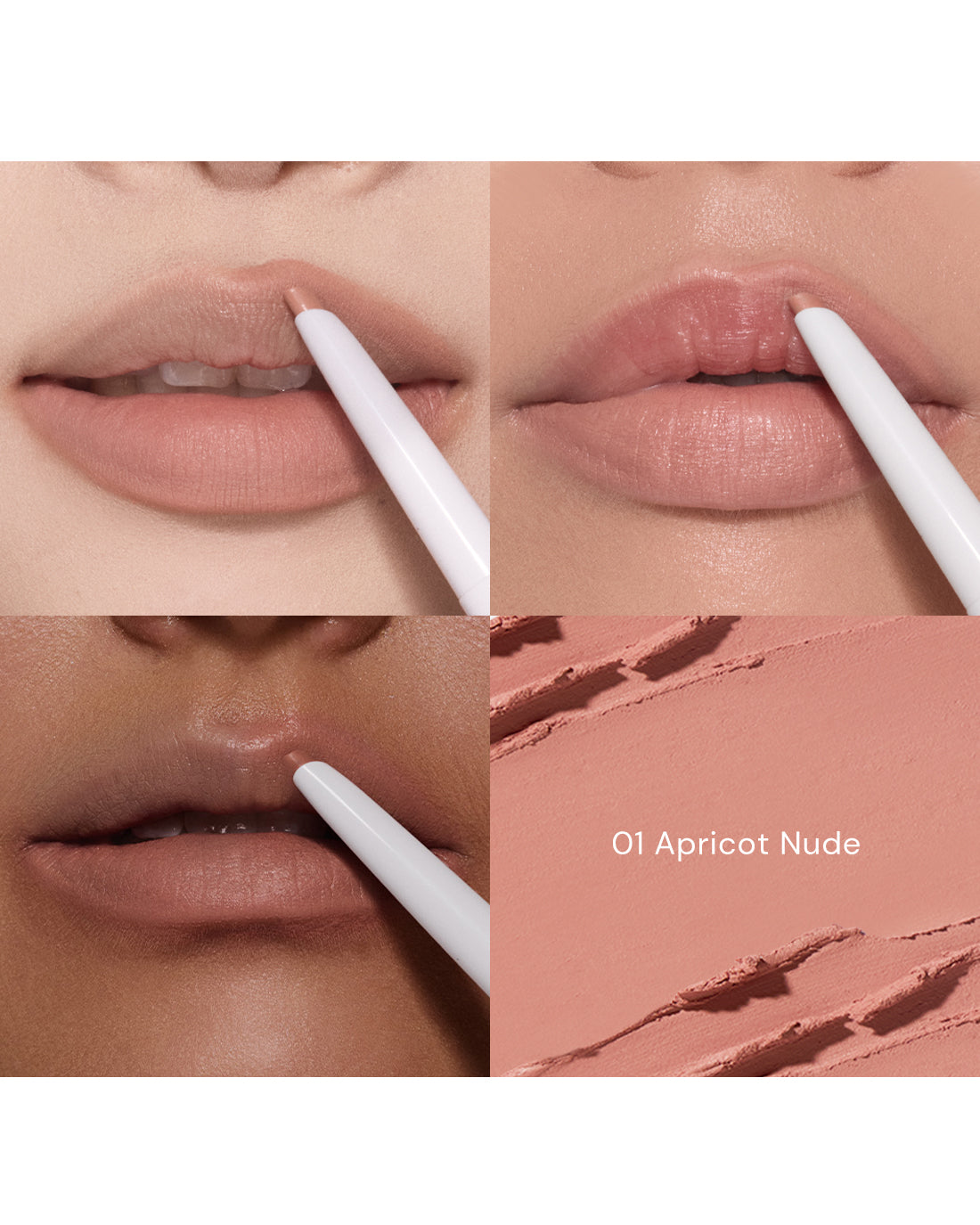 Flower Knows Knight Unicorn Lip Liner 01 Apricot Nude