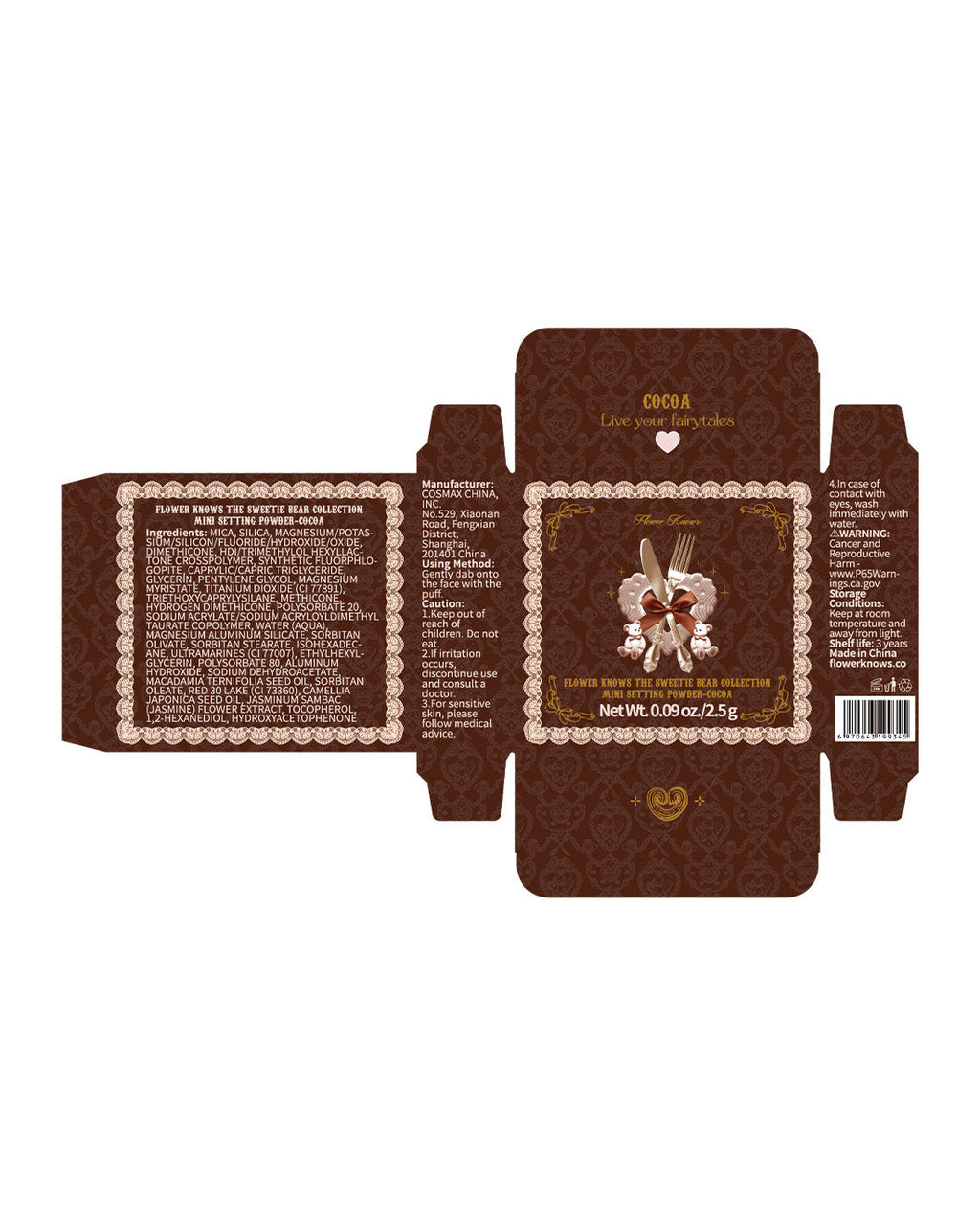The Sweetie Bear Mini Setting Powder