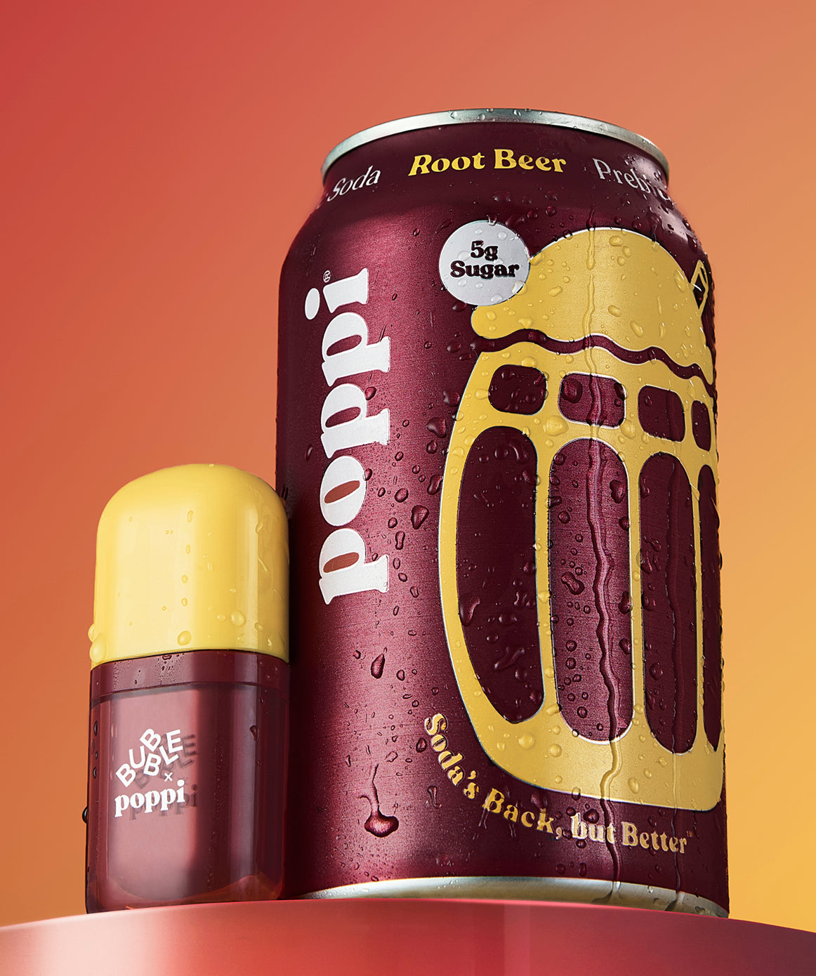 Talk Back Root Beer Lip Gloss by Bubble x Poppi