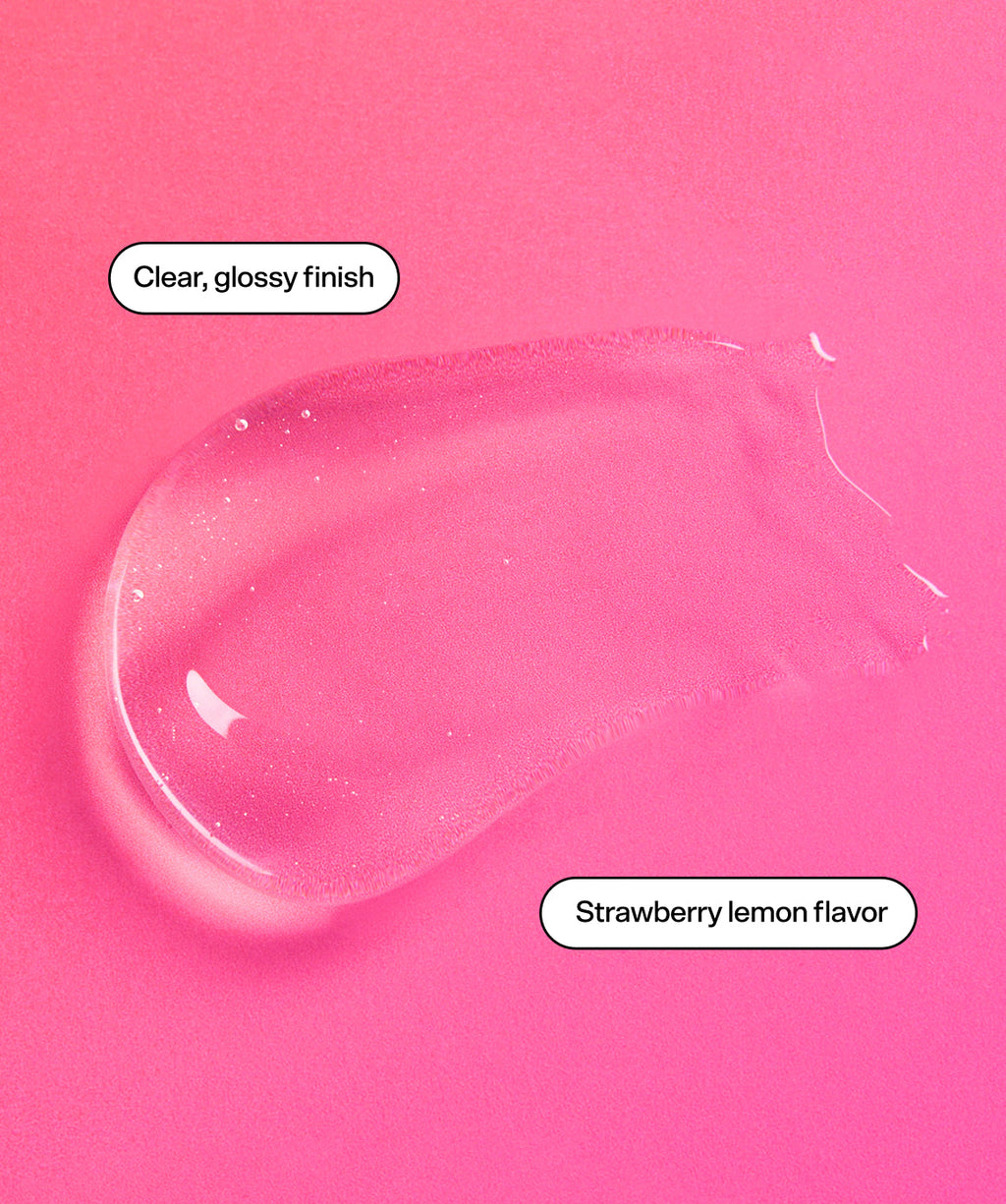 Talk Back Strawberry Lemon Lip Gloss by Bubble x Poppi