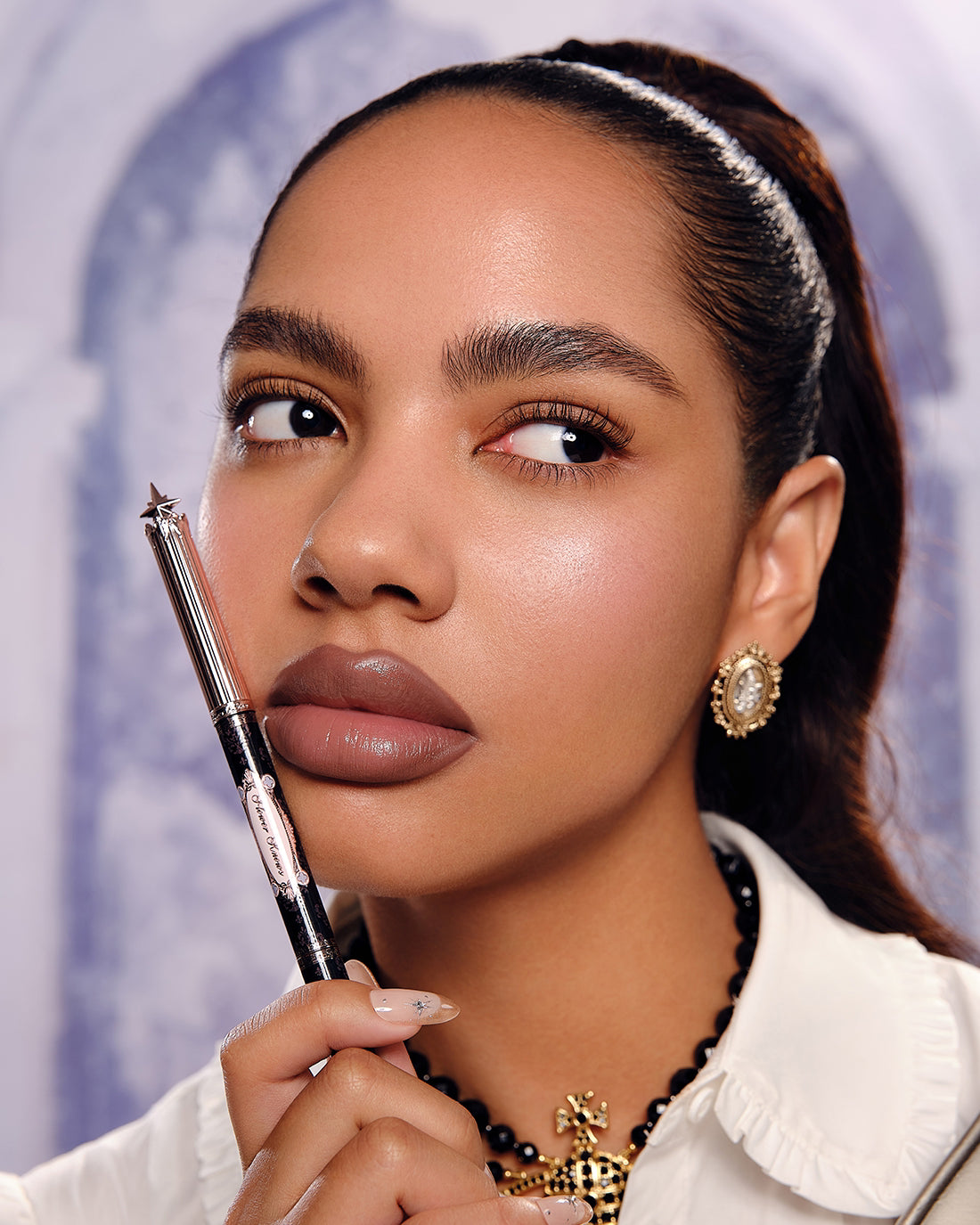 Flower Knows Knight Unicorn Lip Liner 01 Apricot Nude