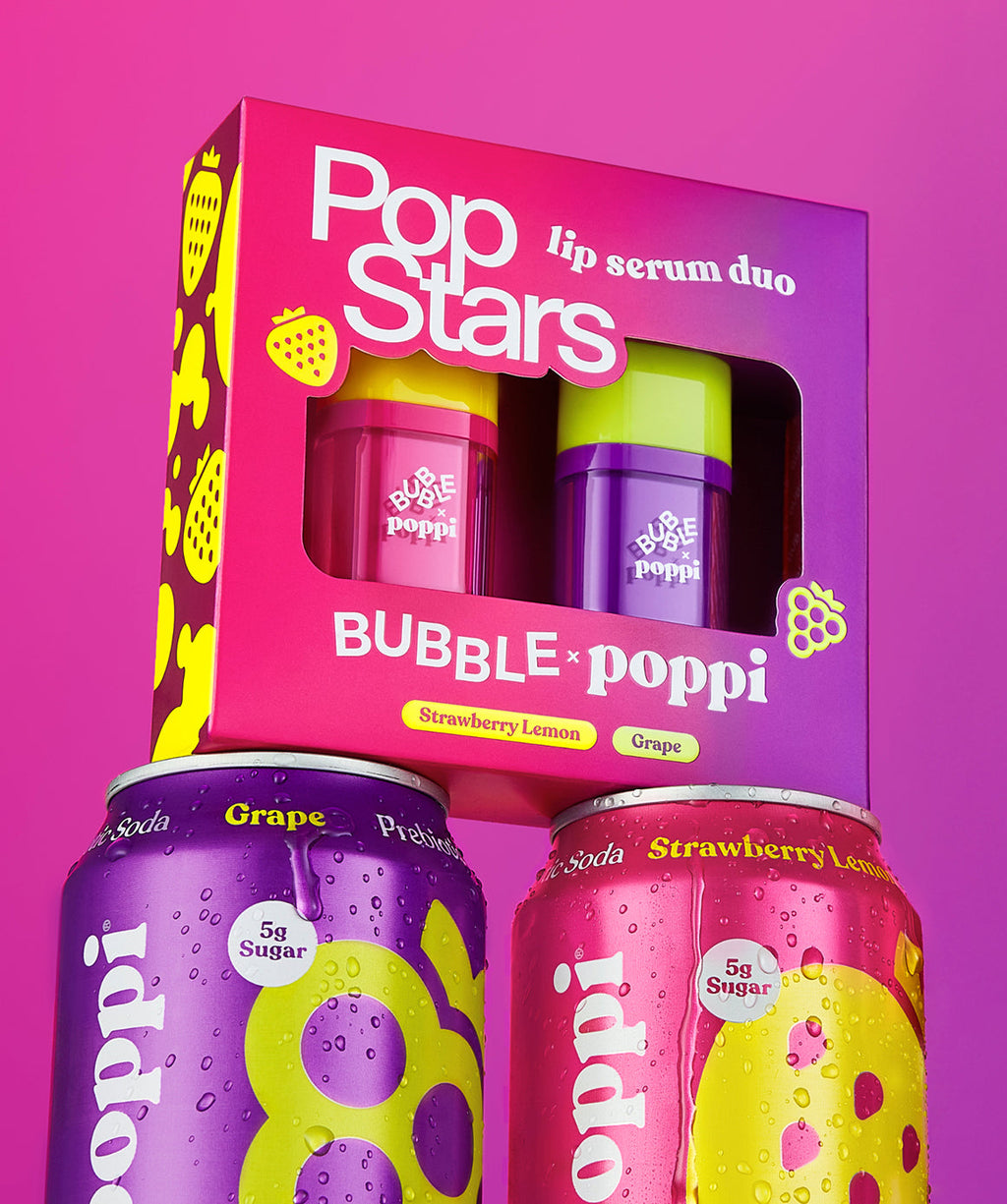 Pop Stars Lip Serum Duo by Bubble x Poppi