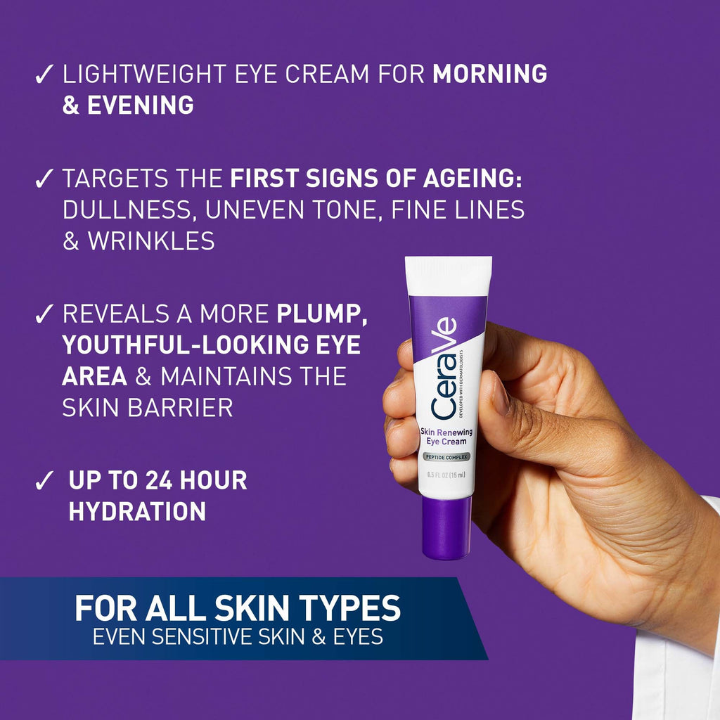 Skin Renewing Eye Cream with Peptide Complex & Caffeine 15ml