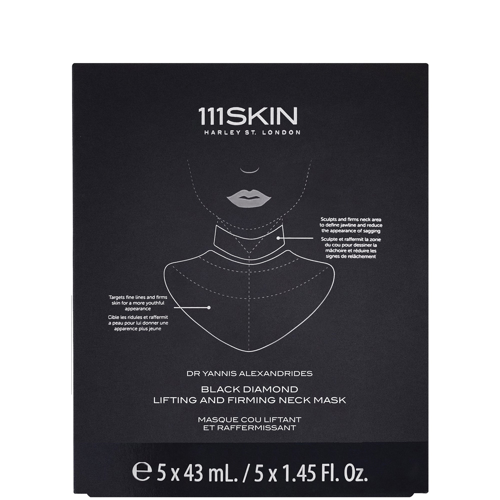 Black Diamond Lifting And Firming Neck Mask 5 Pack
