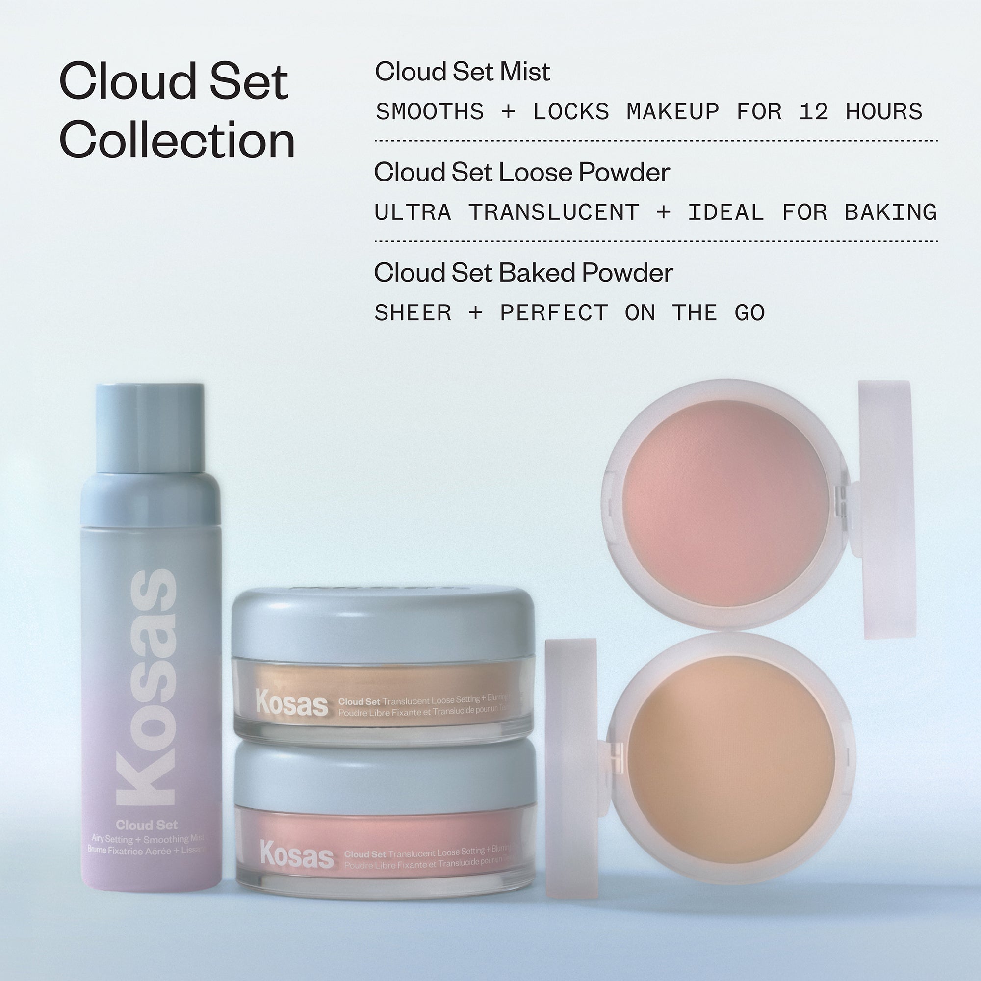 Cloud Set Translucent Loose Setting & Blurring Powder 20g by Kosas