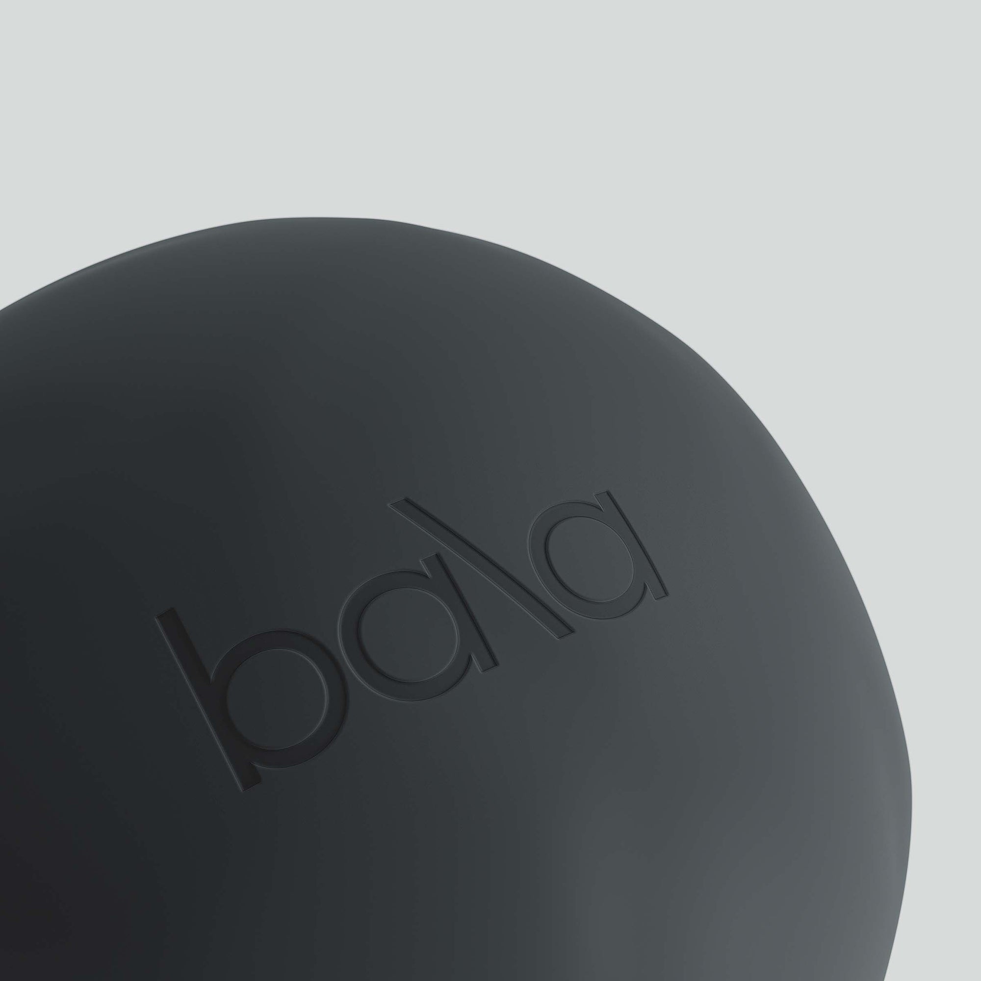 Pilates Ball Non-Weighted Charcoal