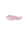 Flower Knows Knight Unicorn Hair Clip Pink Crystal