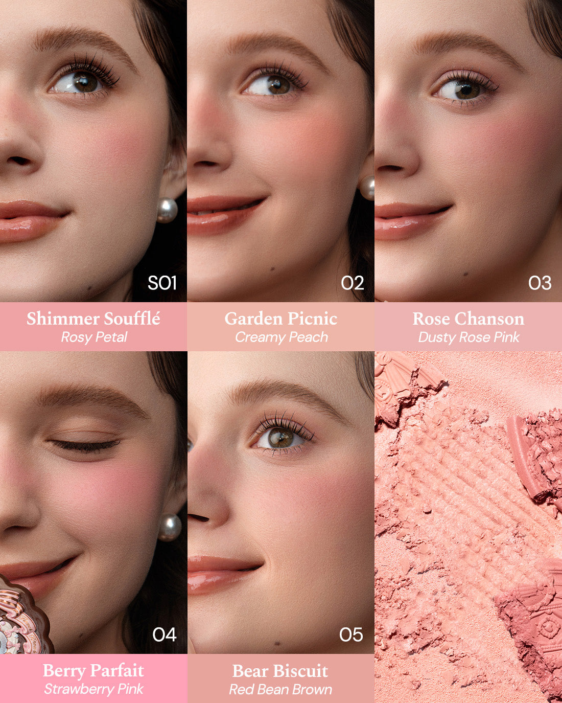 The Sweetie Bear Silk Satin Blush