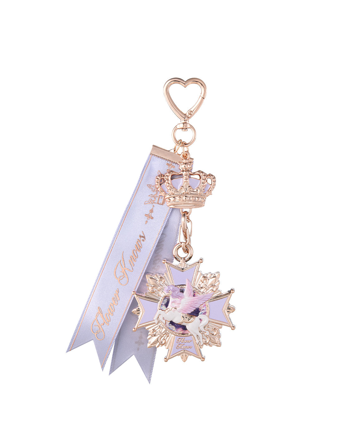 Flower Knows Knight Unicorn Eyeshadow Palette & Charm 01 Gilt Pink