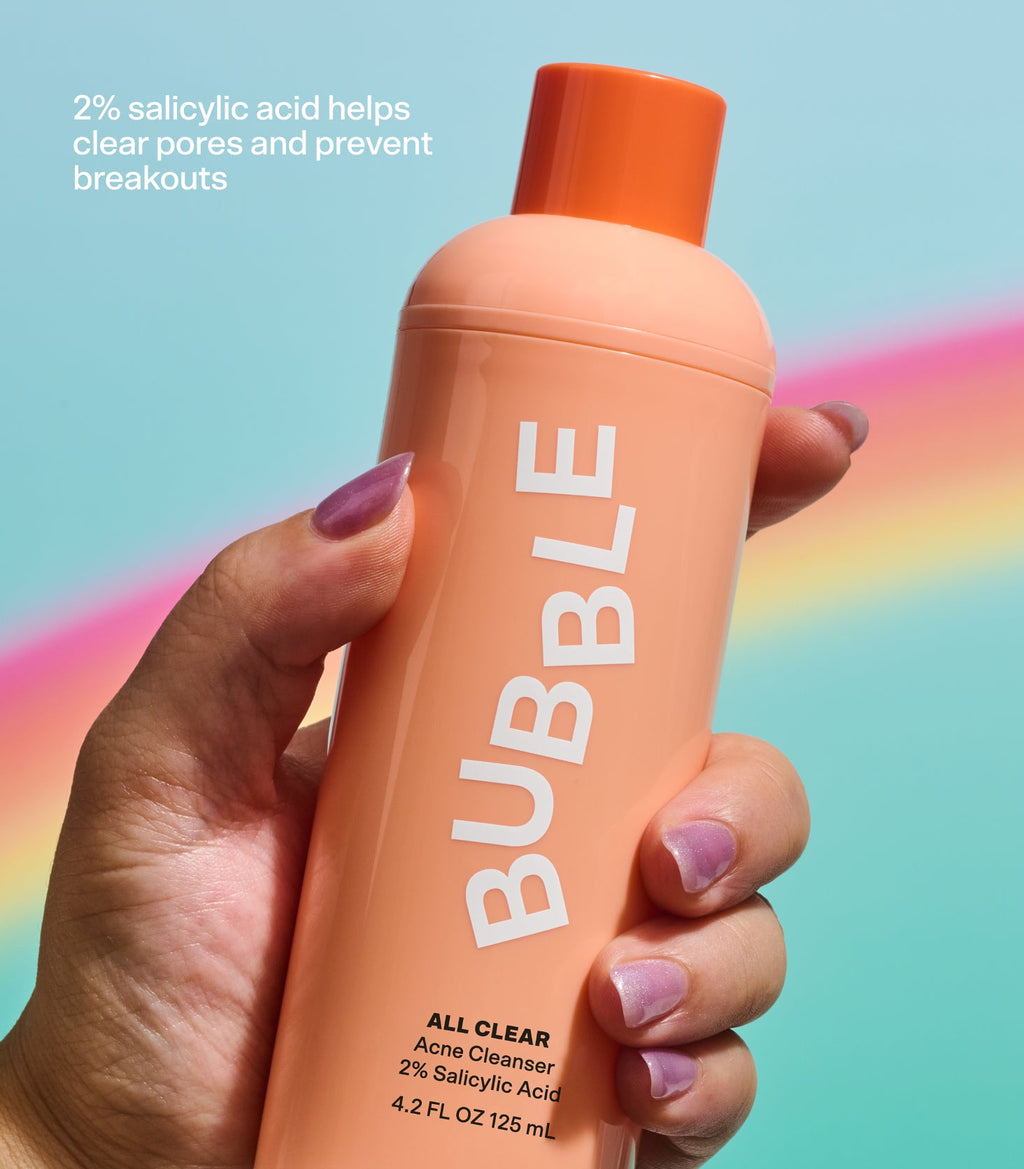 All Clear Acne Cleanser 4.2 Fl Oz by Bubble Skincare