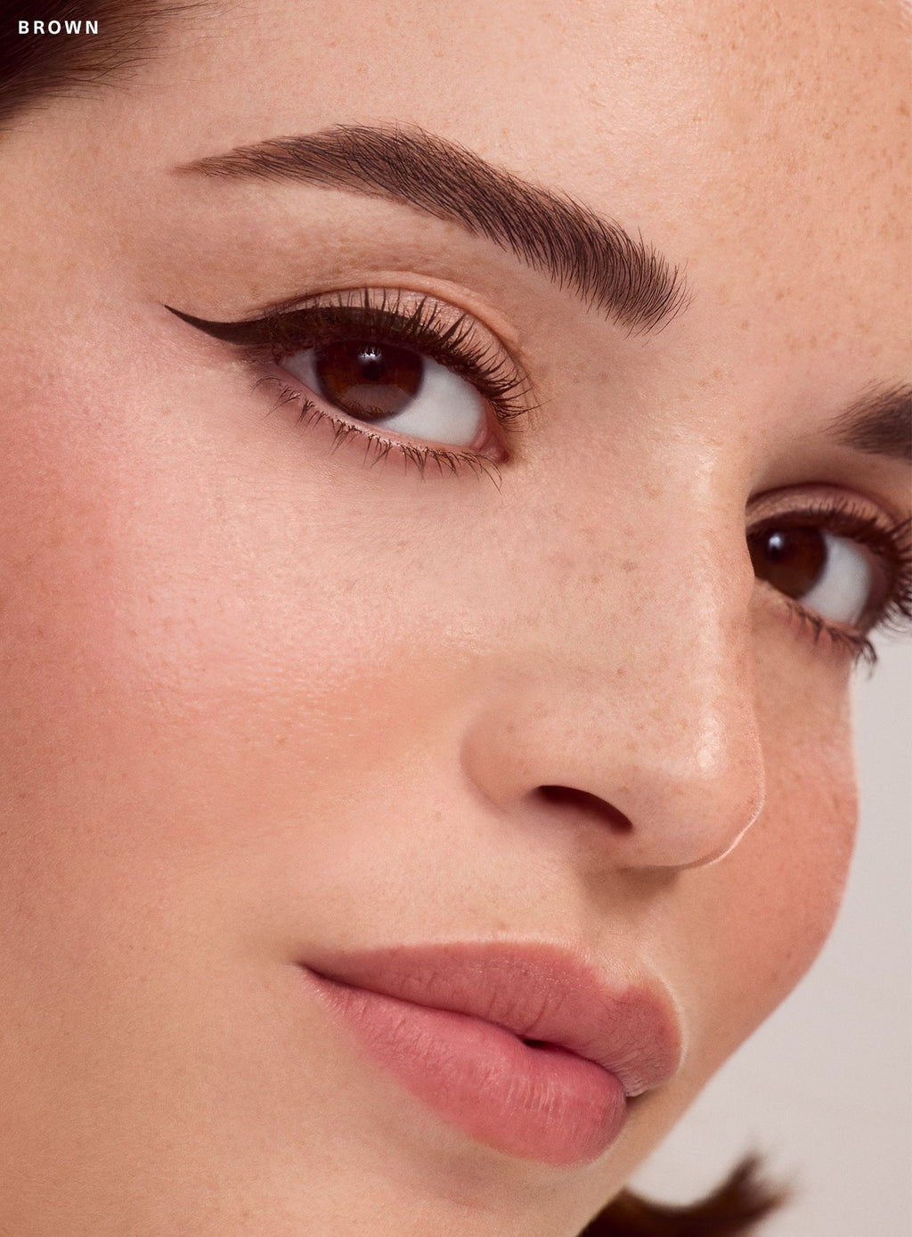 Perfect Strokes Matte Liquid Liner Brown by Rare Beauty