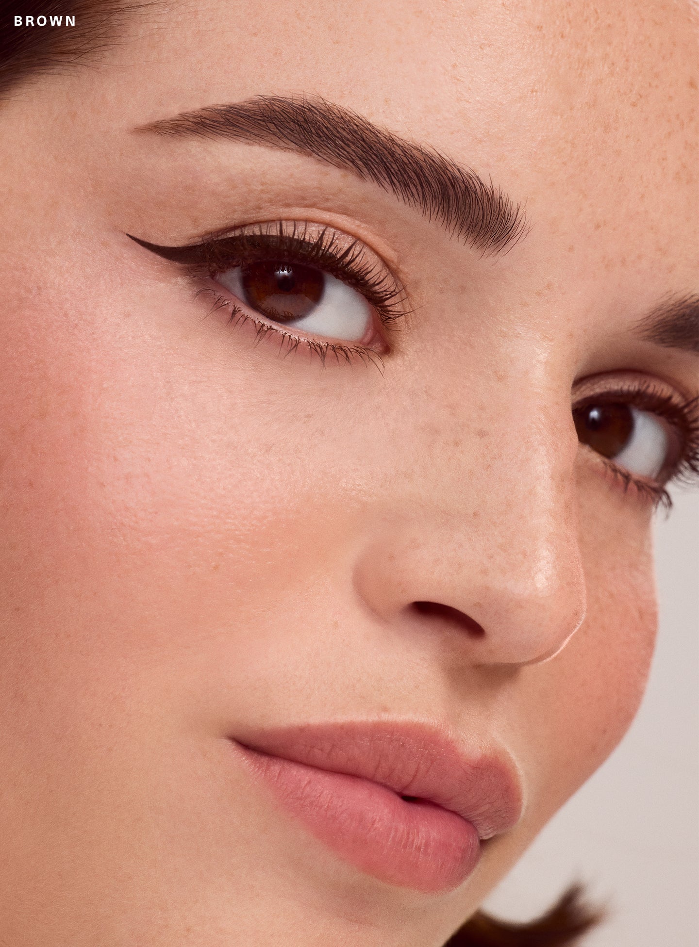 Perfect Strokes Matte Liquid Liner Brown by Rare Beauty