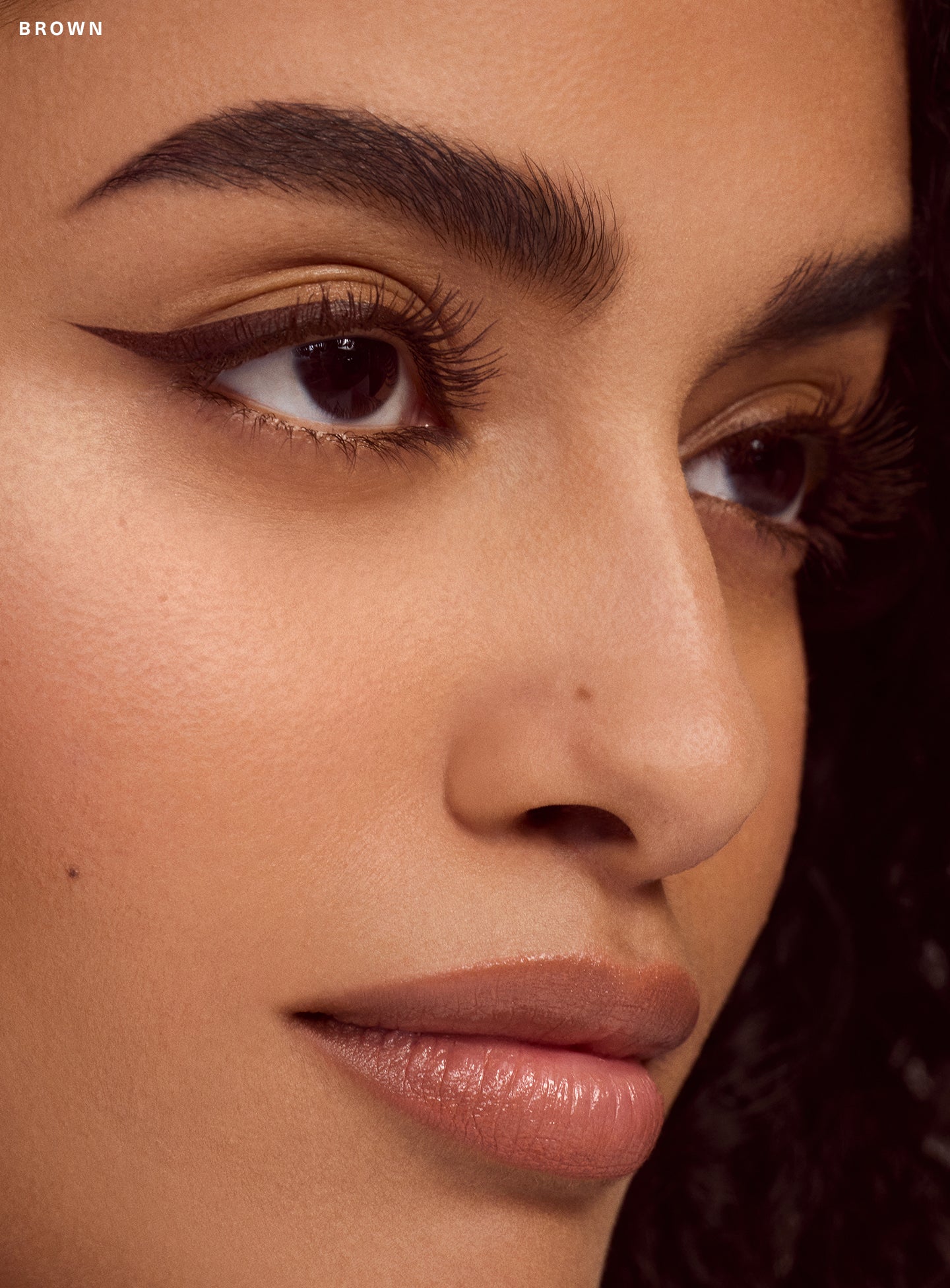 Perfect Strokes Matte Liquid Liner Brown by Rare Beauty