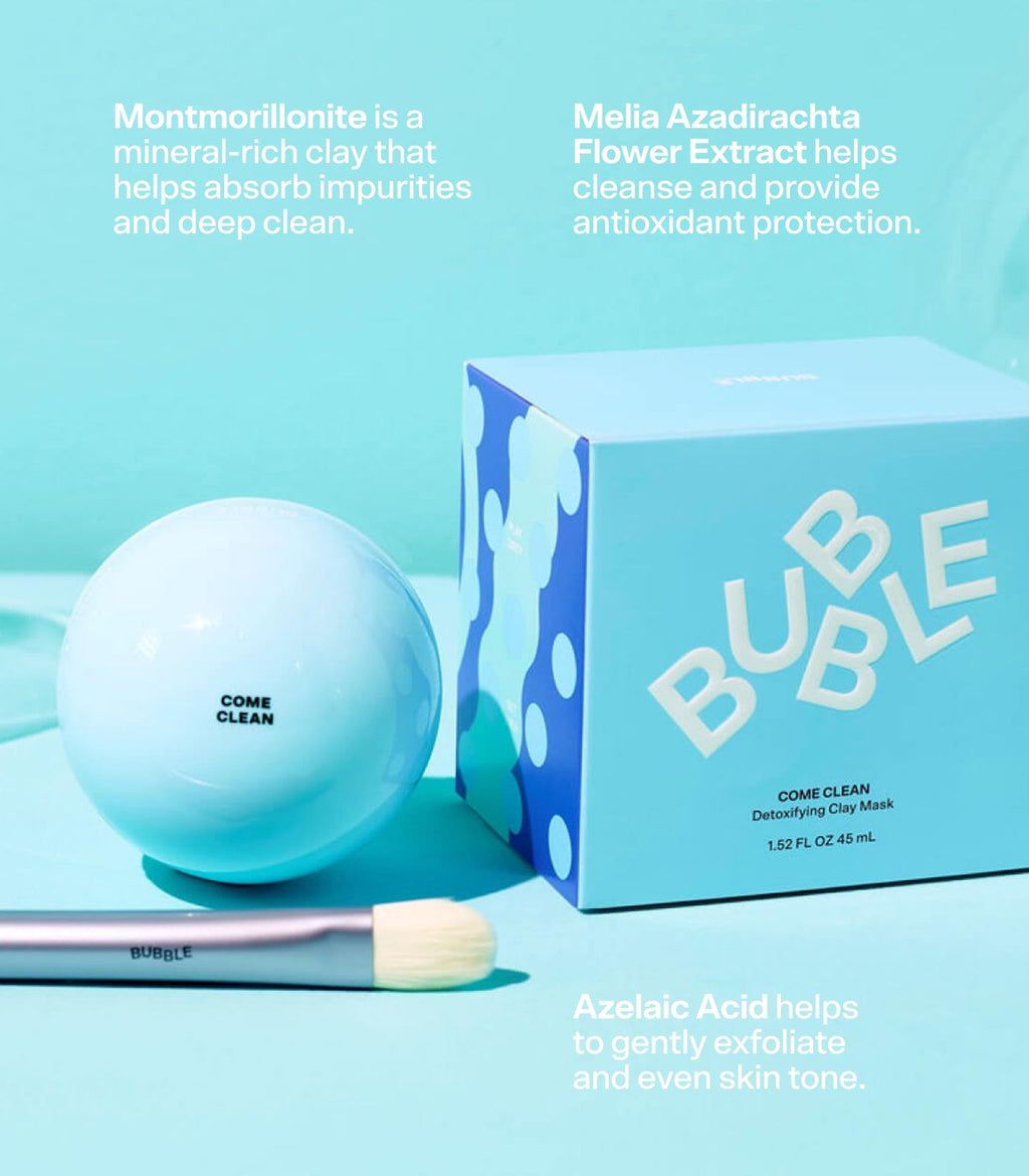 Come Clean Detoxifying Clay Mask by Bubble Skincare