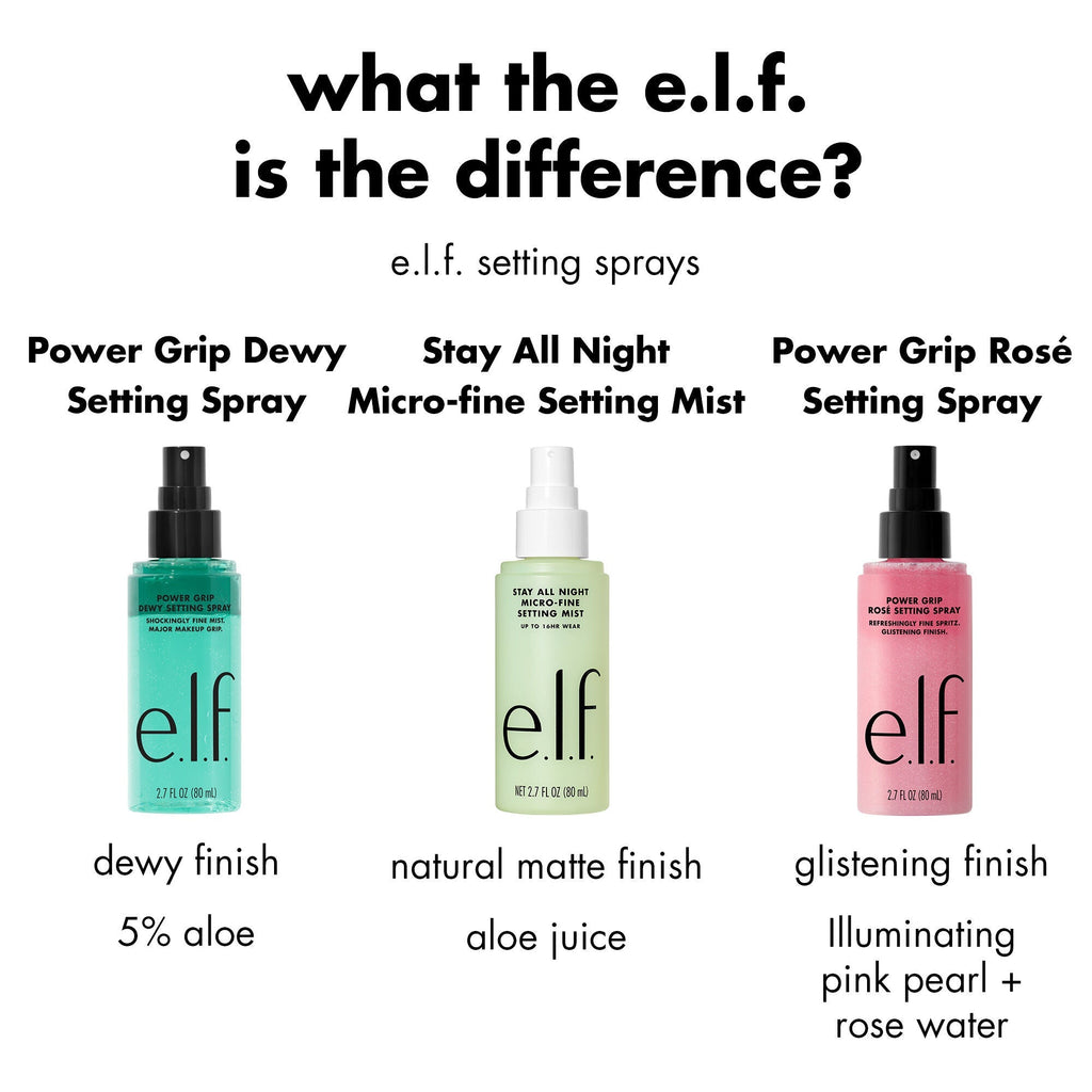E.l.f. Cosmetics Power Grip Rosé Setting Spray
