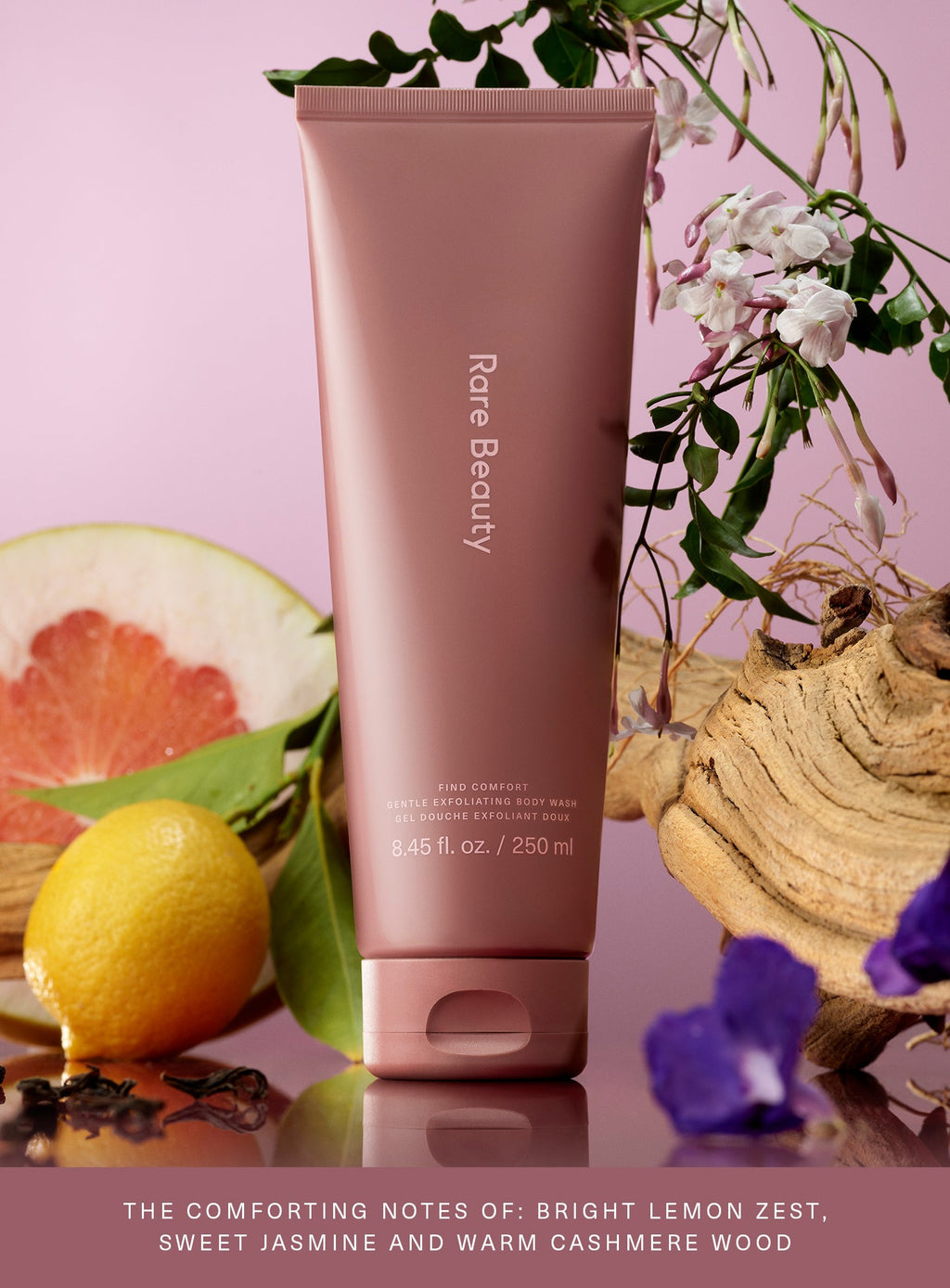 Find Comfort Gentle Exfoliating Body Wash by Rare Beauty