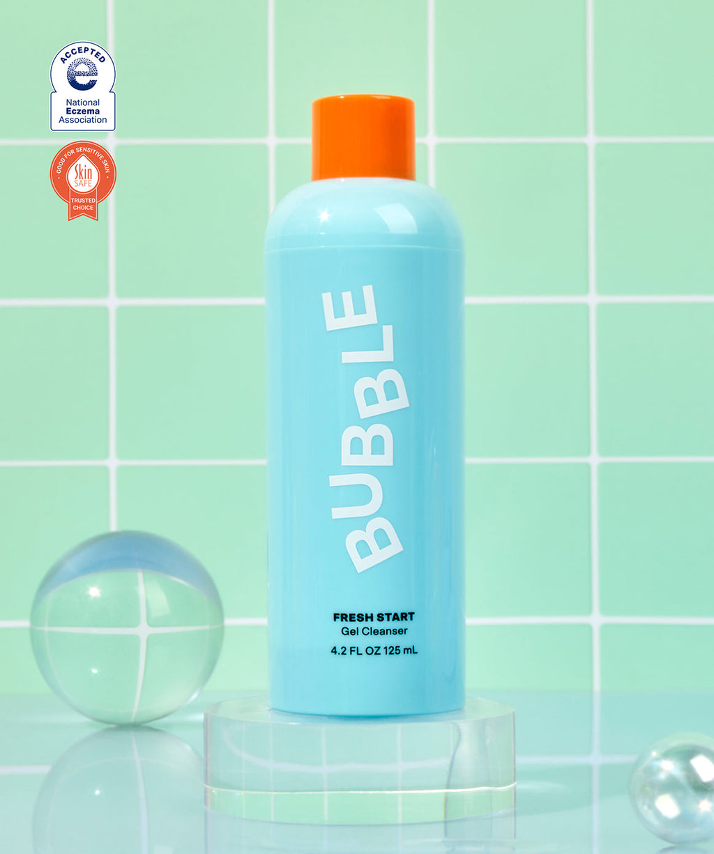 Fresh Start Gel Cleanser 4.2 Fl Oz by Bubble Skincare