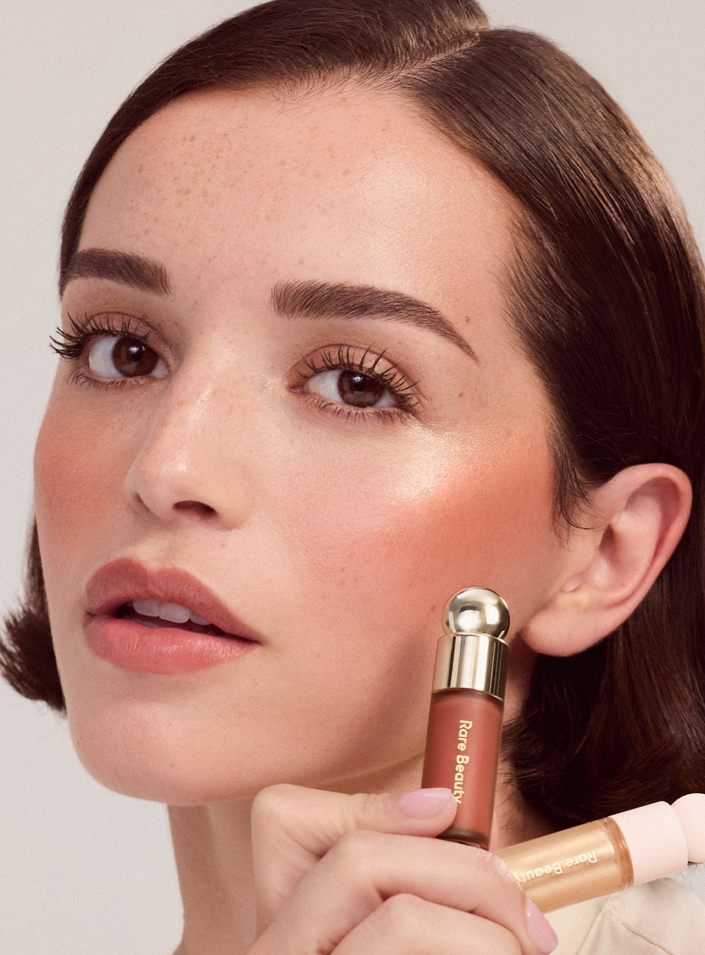 Warm Radiance Mini Blush & Luminizer Duo by Rare Beauty