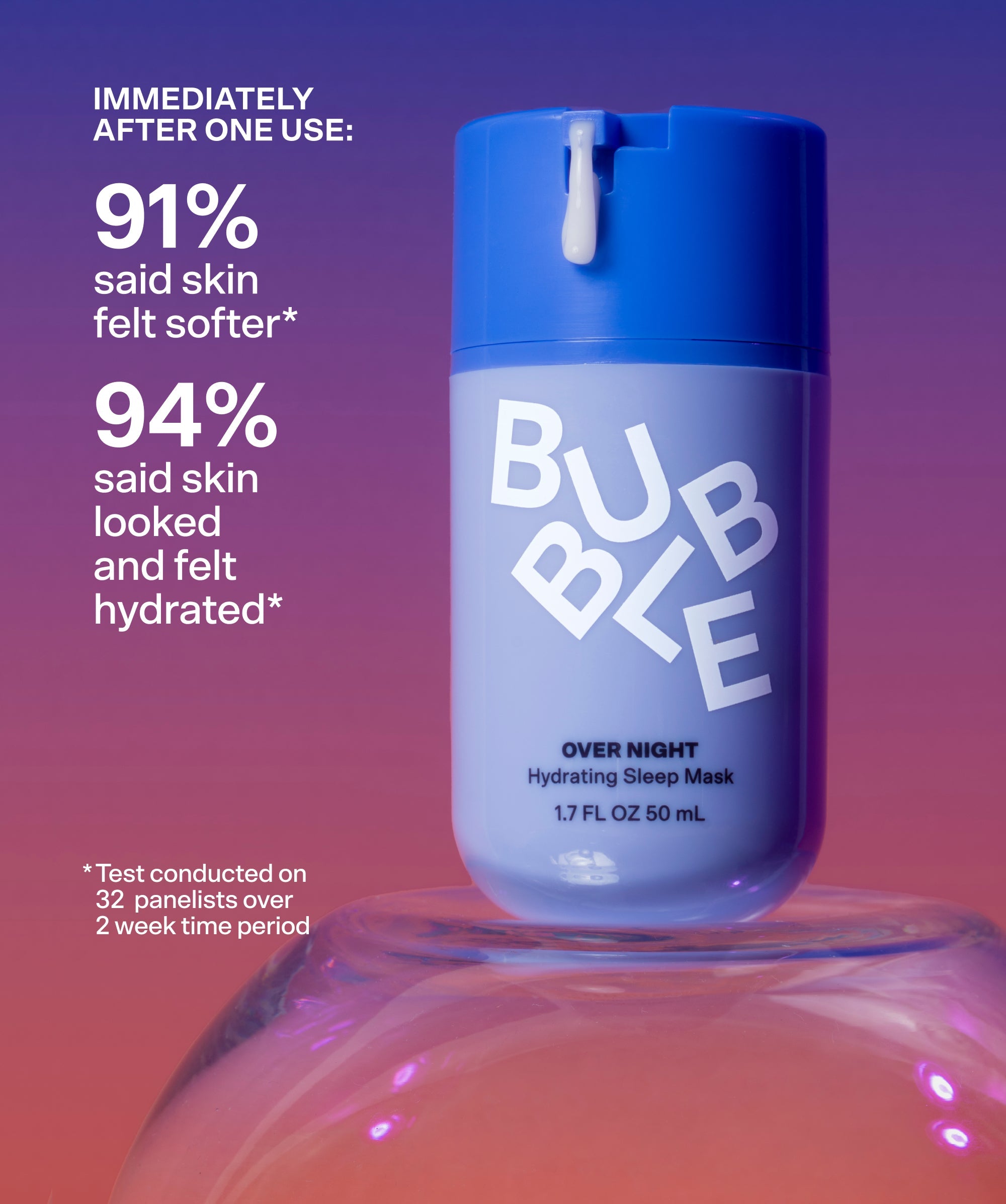 Over Night Hydrating Sleep Mask by Bubble Skincare
