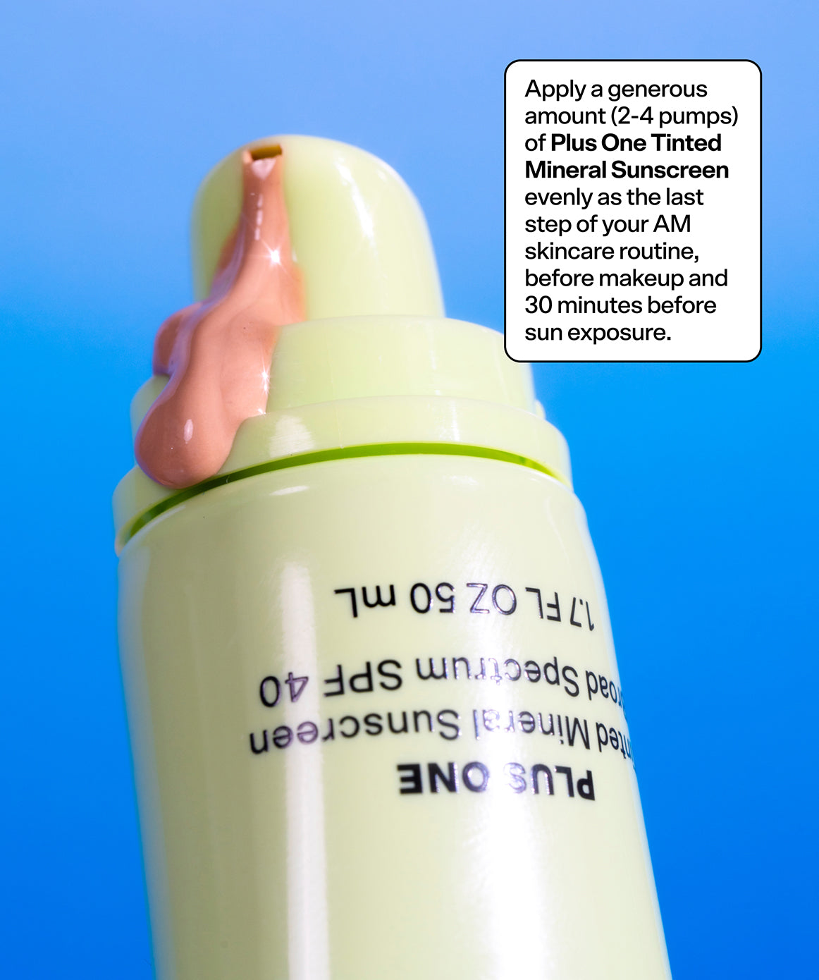 Plus One SPF 40 Mineral Sunscreen by Bubble Skincare