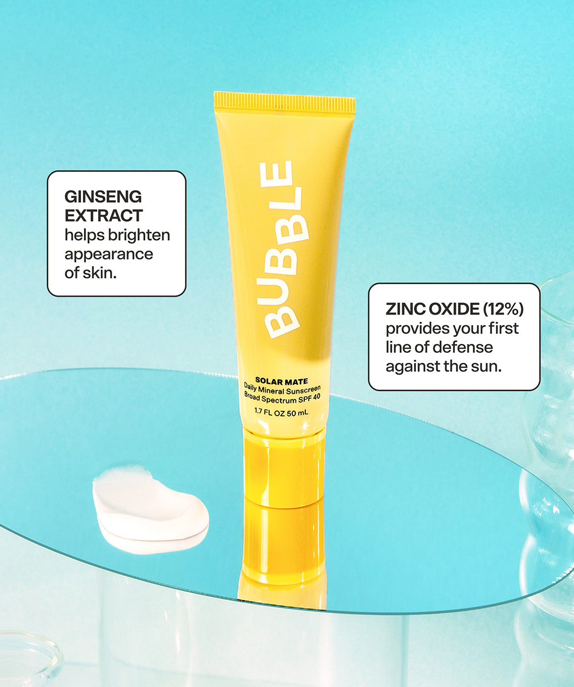 Solar Mate Mineral SPF 40 Sunscreen by Bubble Skincare