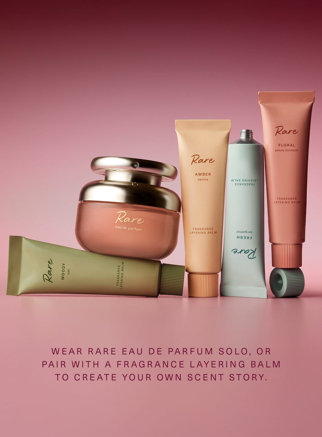 Fragrance Layering Balm Amber Vanilla by Rare Beauty