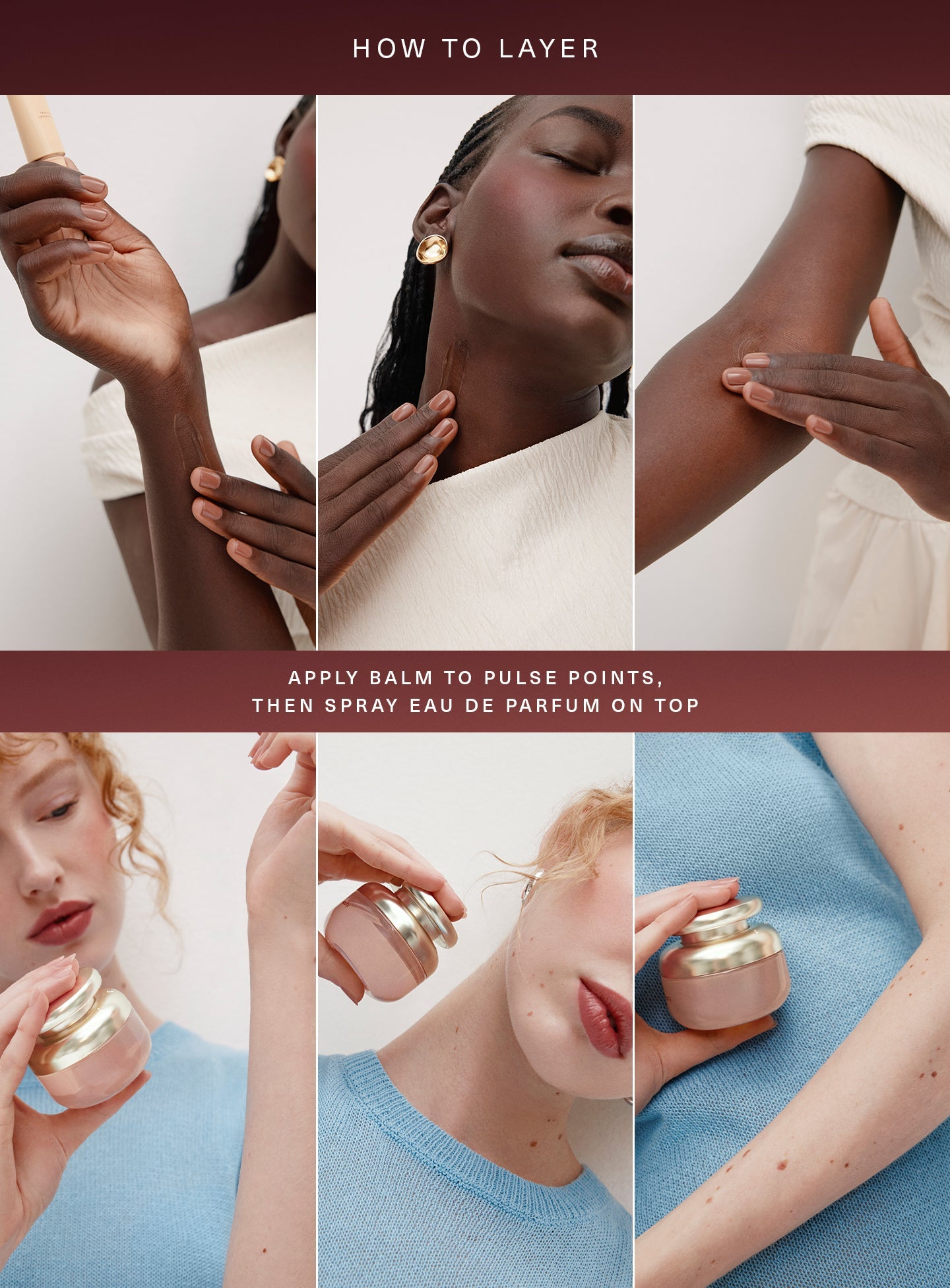 Fragrance Layering Balm Amber Vanilla by Rare Beauty