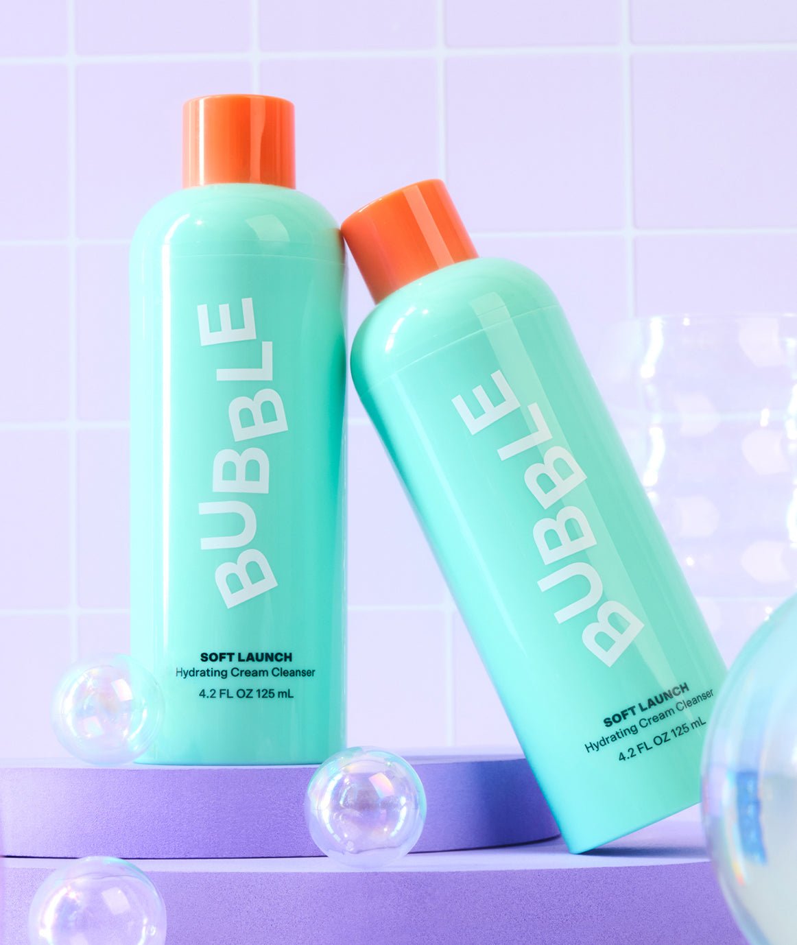 Soft Launch Hydrating Cream Cleanser 4.2 Fl Oz by Bubble Skincare