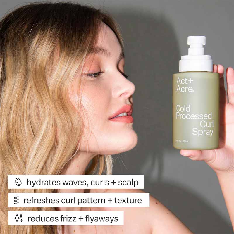 Cold Processed Curl Spray by Act+Acre
