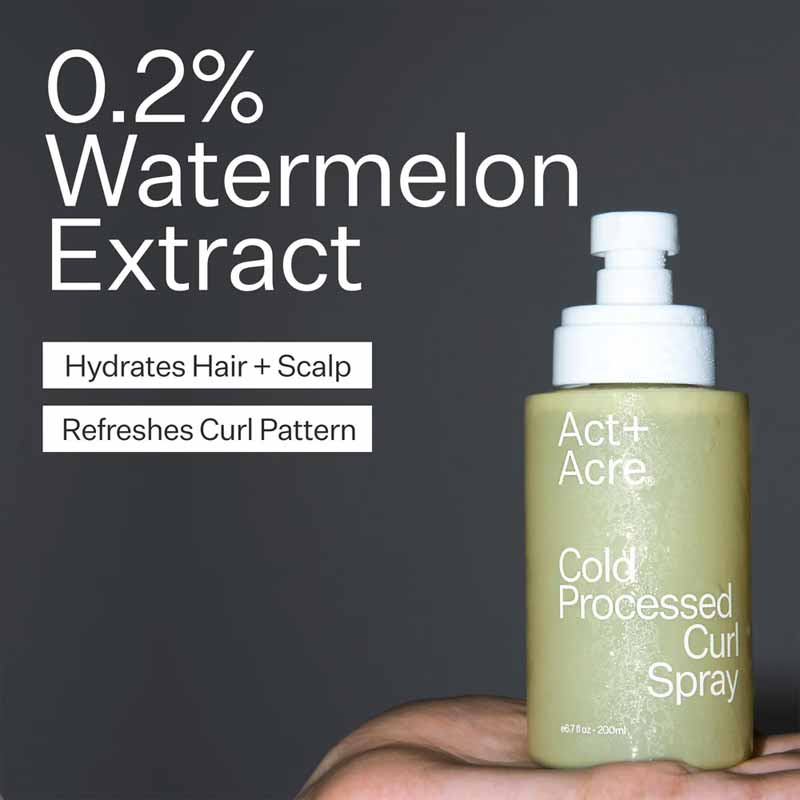 Cold Processed Curl Spray by Act+Acre