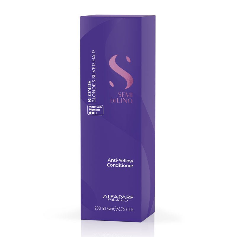 Semi Di Lino Blonde Anti-Yellow Conditioner For Blonde Hair by Alfaparf