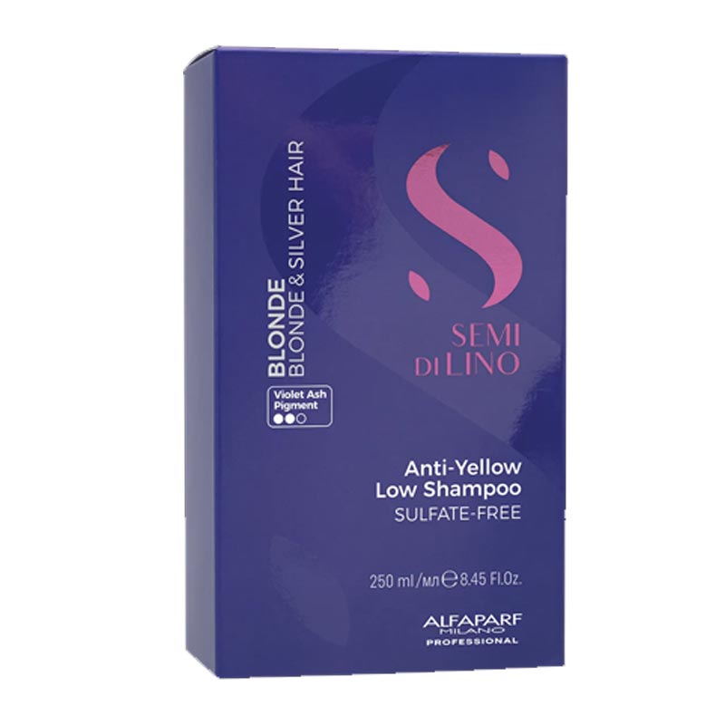 Semi Di Lino Blonde Anti-Yellow Low Shampoo by Alfaparf