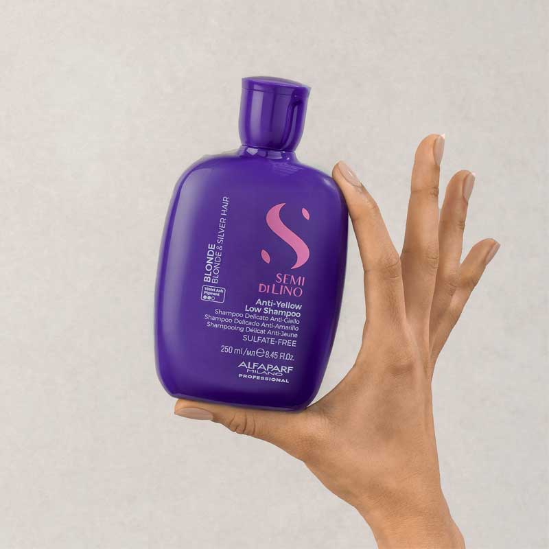 Semi Di Lino Blonde Anti-Yellow Low Shampoo by Alfaparf