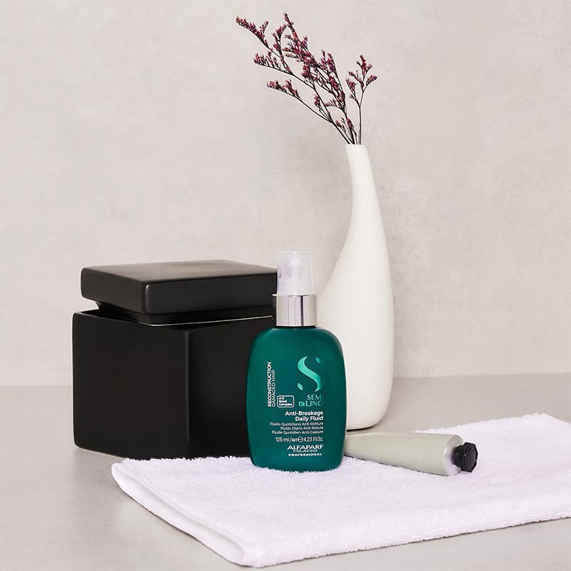 Semi Di Lino Reconstruction Anti-Breakage Daily Fluid for Fine Damaged Hair by Alfaparf