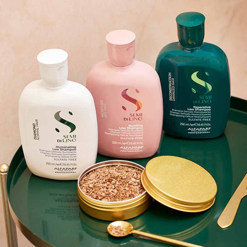Semi Di Lino Reconstruction Reparative Low Shampoo by Alfaparf