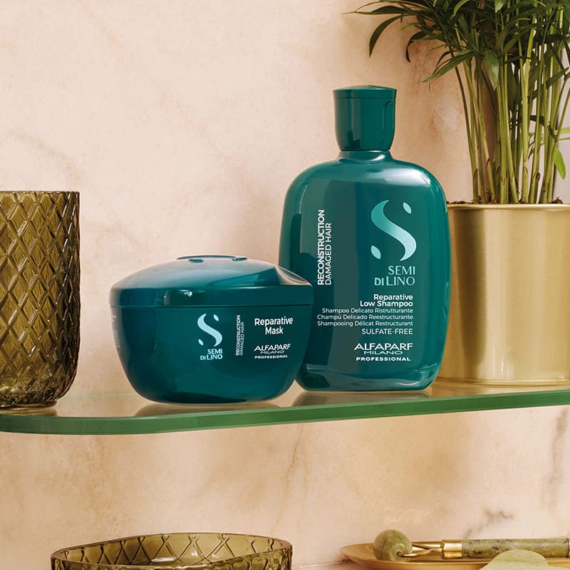 Semi Di Lino Reconstruction Reparative Mask by Alfaparf
