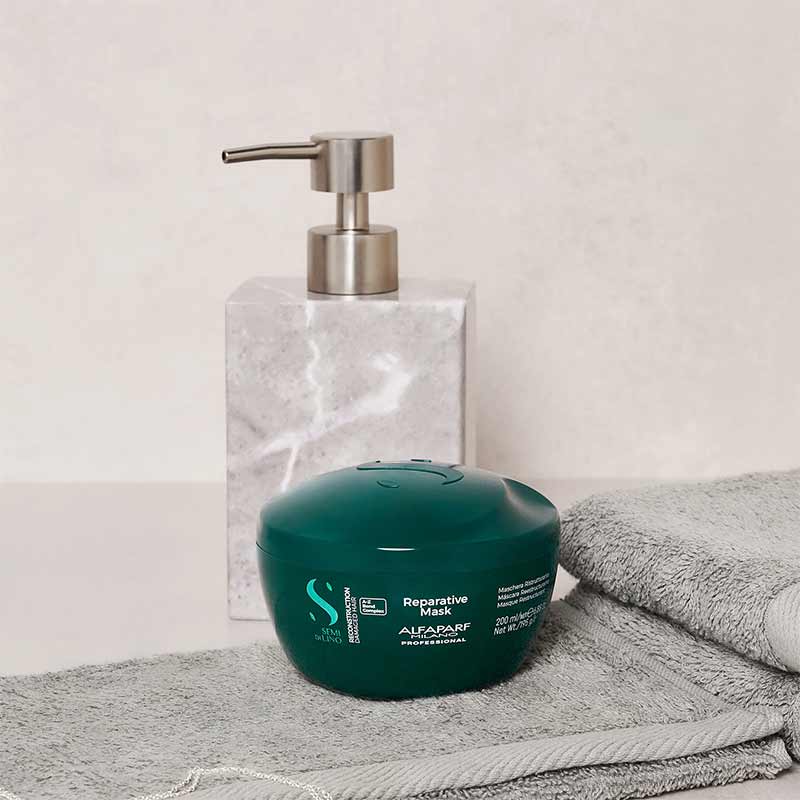 Semi Di Lino Reconstruction Reparative Mask by Alfaparf