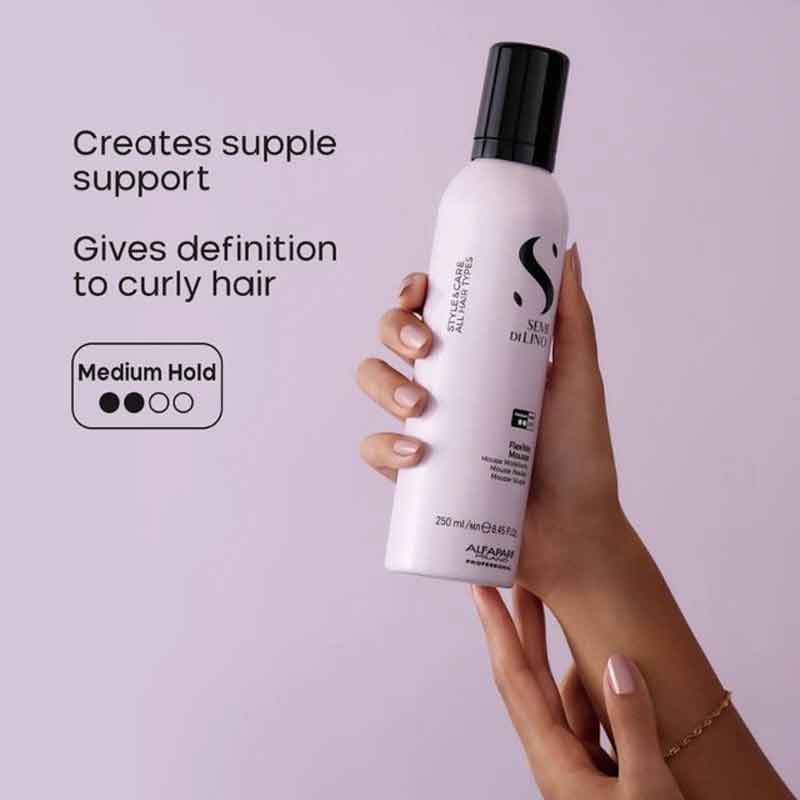 Semi Di Lino Style & Care Flexible Mousse For All Hair Types by Alfaparf