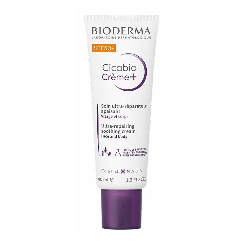 Cicabio Crème+ SPF 50+ Ultra-Repairing Soothing Cream 30ml by Bioderma