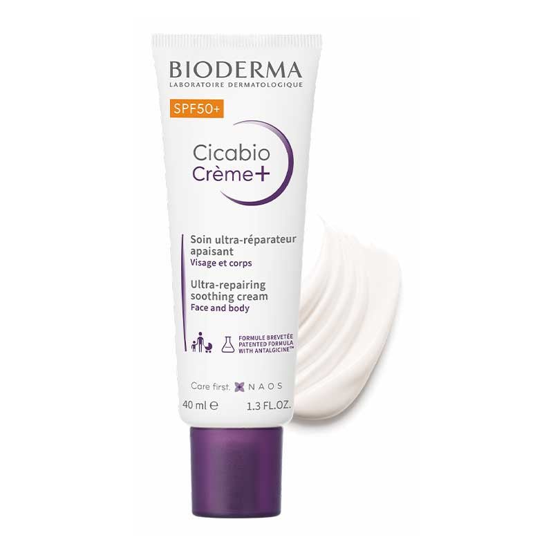 Cicabio Crème+ SPF 50+ Ultra-Repairing Soothing Cream 30ml by Bioderma