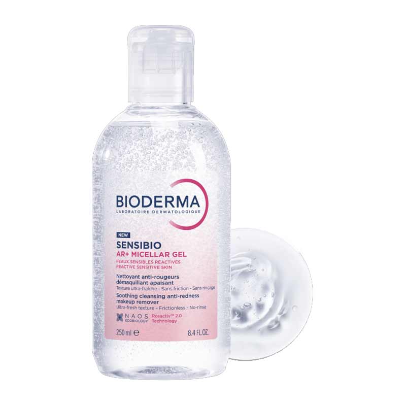 Sensibio AR+ Micellar Gel Soothing Cleansing Anti-Redness Makeup Remover
