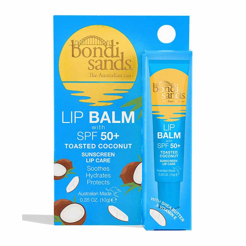 SPF 50+ Lip Balm Coconut Strawberry Mango Vanilla Watermelon by Bondi Sands