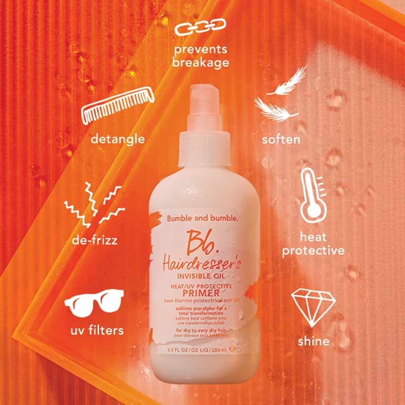 Hairdresser's Invisible Oil UV and Heat Protective Primer by Bumble and Bumble