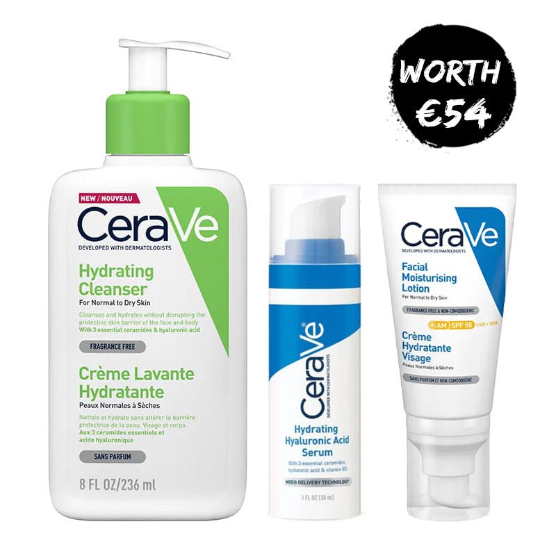 Cleanse Hydrate Moisturise Trio