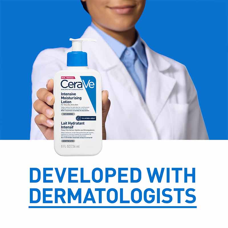 Intensive Moisturising Lotion For Very Dry Itchy Skin by CeraVe