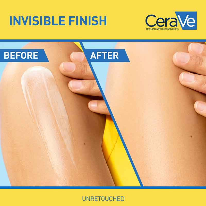 Invisible Hydrating Face & Body Sunscreen SPF 50 by CeraVe