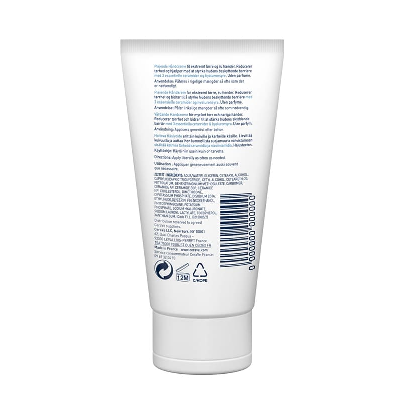 Reparative Hand Cream for Extremely Dry Rough Hands by CeraVe