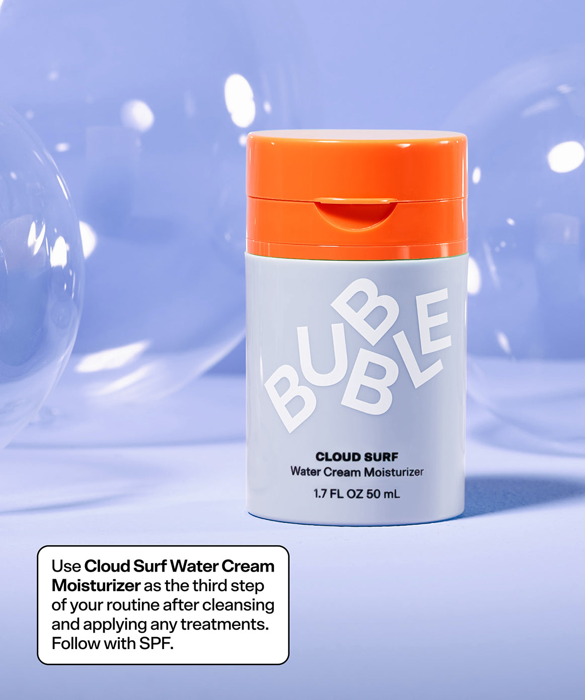 Cloud Surf Water Cream Moisturizer 50ml by Bubble Skincare