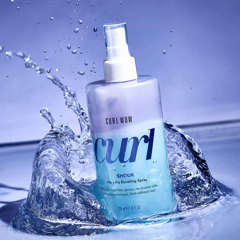Curl Wow Shook Mix + Fix Bundling Refresher Spray For Curly Hair by Color Wow