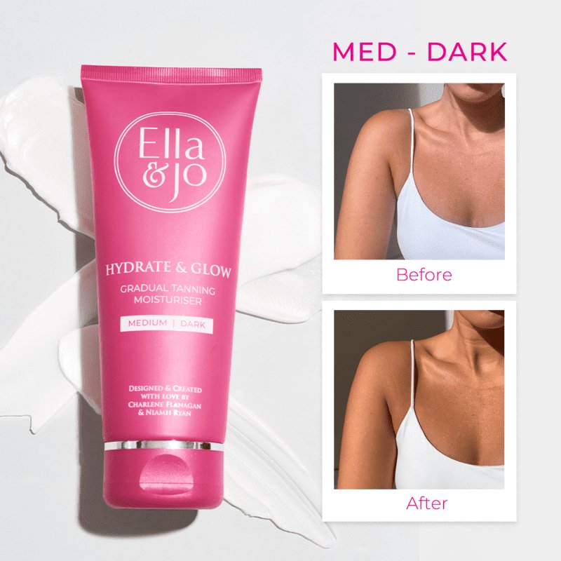 Hydrate & Glow Gradual Tanning Moisturiser by Ella & Jo
